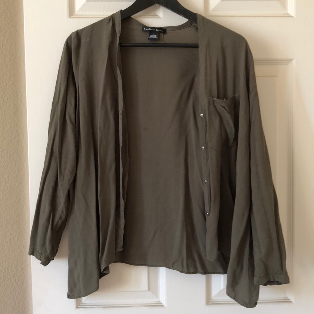 Charlotte Russe top/cardigan
